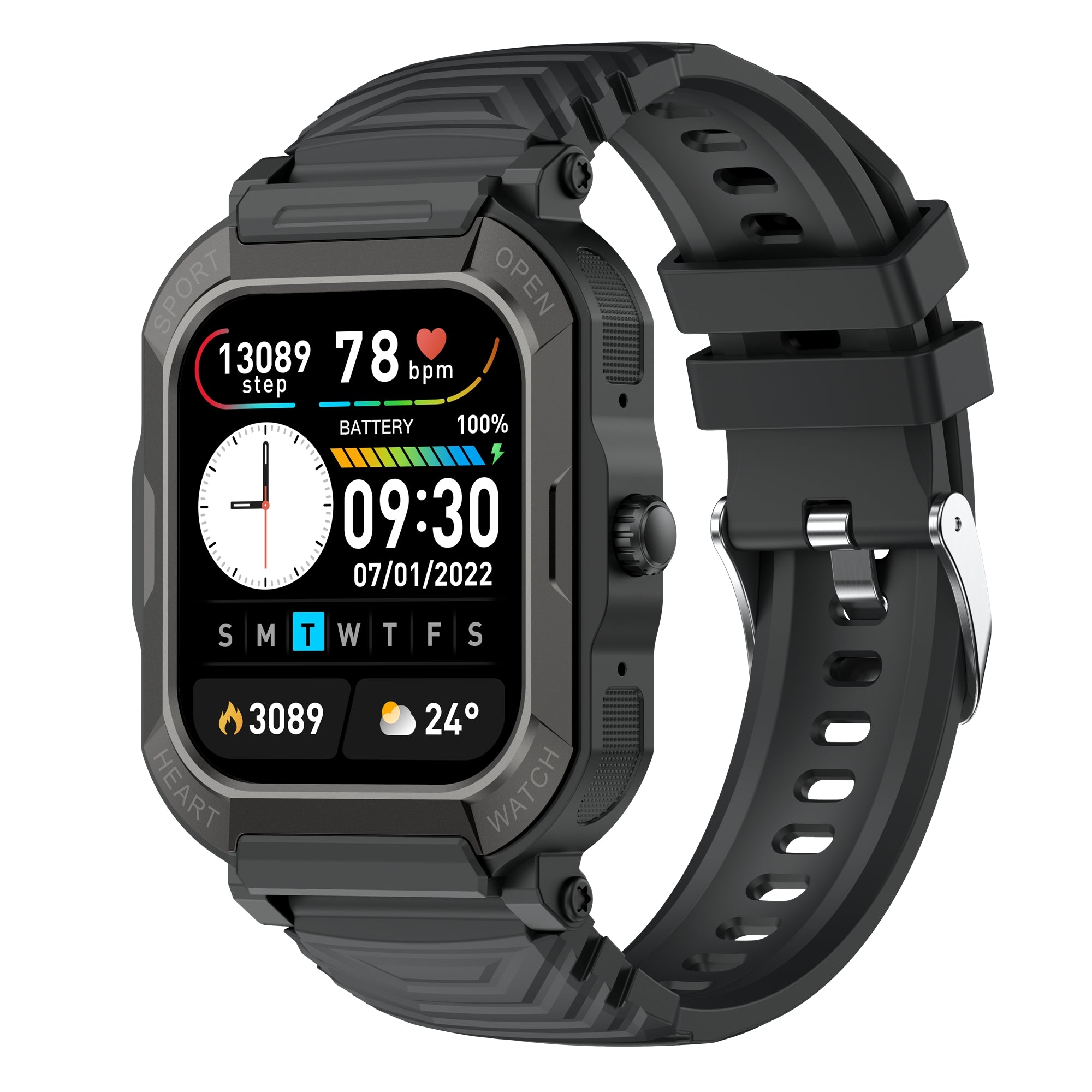 H30 Bluetooth Call Smart Watch Multi-Sport Watch Blood Oxygen Sleep Monitor 1.91-inch Screen Bracelet with Pedometer H30 Bluetooth Call Smart Watch Multi-Sport Watch Blood Oxygen Sleep Monitor 1.91-inch Screen Bracelet with Pedometer